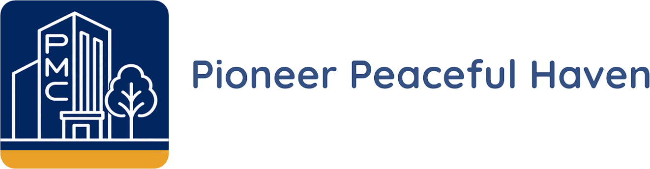A logo with the text "Pioneer Peaceful Haven" is displayed.